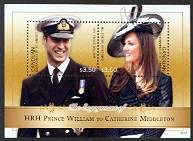 Royal Engagement - Mint Mini-Sheet St. Vincent, 2011